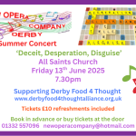 New Opera Company Derby Summer Concert