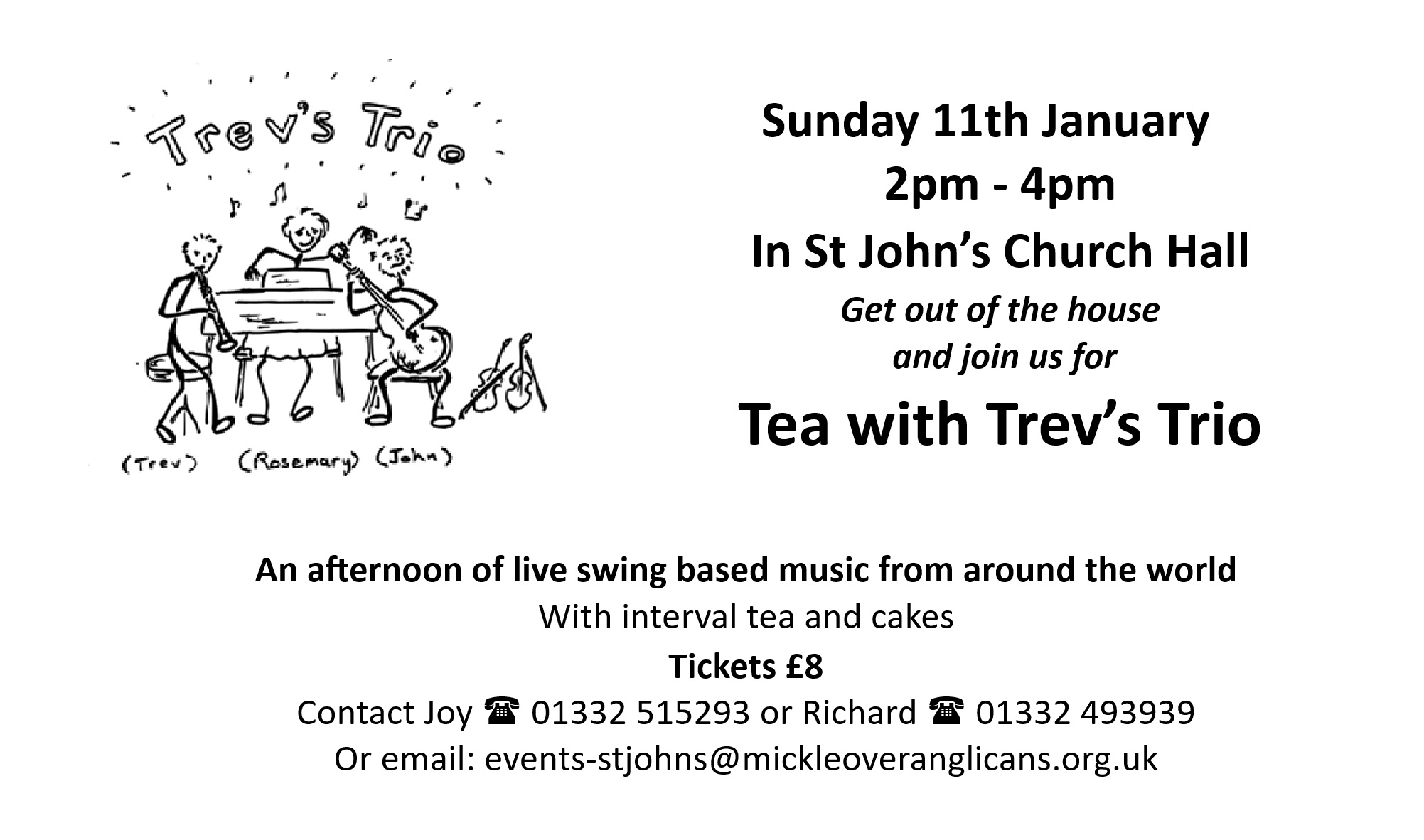 Tea With Trev’s Trio