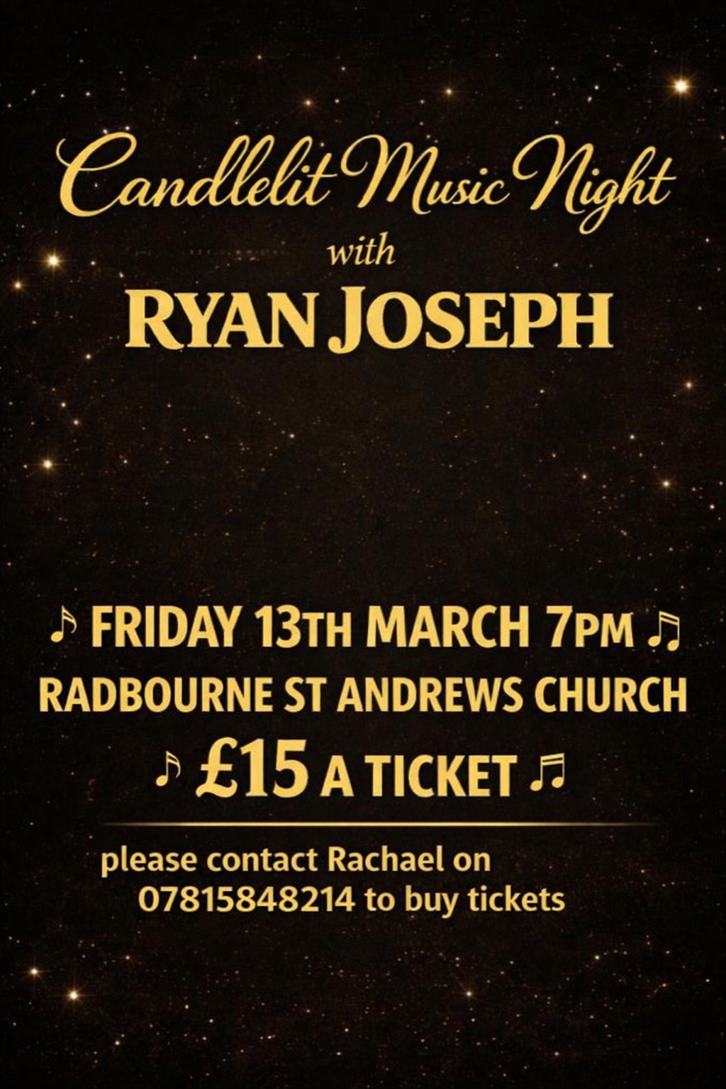 Candlelit Music Night with Ryan Joseph