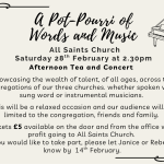 A Pot-Pourri of Words and Music